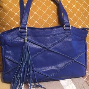 Vibrant blue Nyla Noor Luxury handbag
